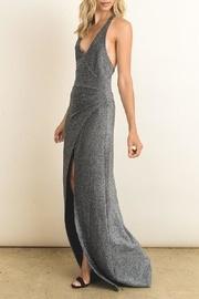  Silver Metallic Gown