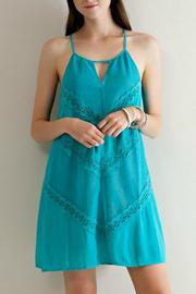  Aqua Lace Dress