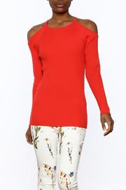  Orange Long Sleeve Sweater