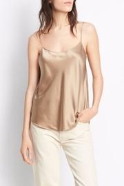  Scallop Silk Tank
