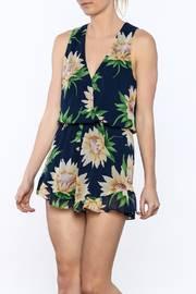  Sunflower Print Romper