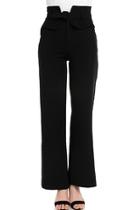  High-waist Belted Trousers