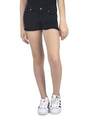  Fray-hem Denim Shorts