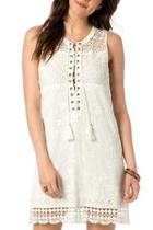  Embroidered Tank Dress