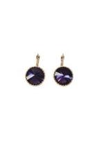  Purple Swarovski Earrings