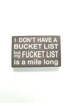  Bucket List Sign