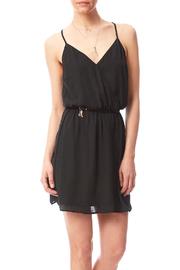  Black Mini- Belted Dress