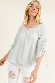  Rouched Boho Blouse