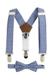 Bowtie Suspender Set