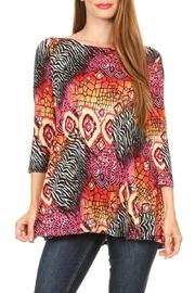  Pink Zebra Blouse
