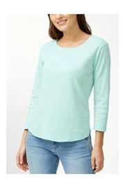 Rib ¾-sleeve T-shirt