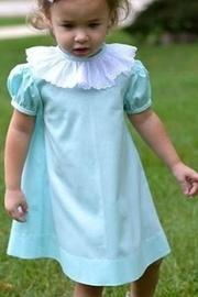  Fiona Seafoam-green-white-eyelet-collar Dress