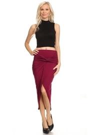  Burgundy Knot Skirt