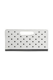  Dot Leather Clutch