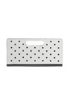 Dot Leather Clutch