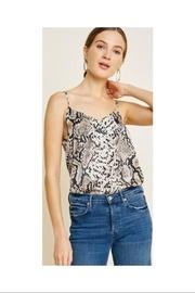 Snakeskin V-neck Cami