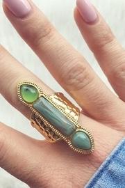  Jade Pyramid Ring