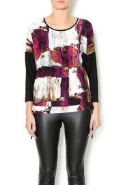  Purple Multicolor Top