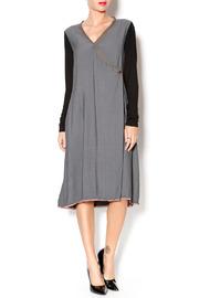  Faux Wrap Casual Dress