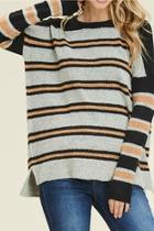  Multi Stripe Sweater