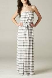  Strapless Belt Dress
