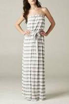  Strapless Belt Dress