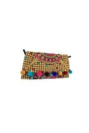  Pom Pom Clutch Bag