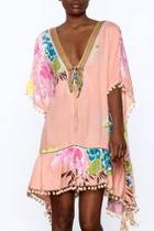  Floral Cover-up Top
