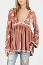  Mauve Velvet Top