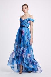  Off-shoulder Hi-lo Gown