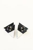  Triangle Leather Earrings