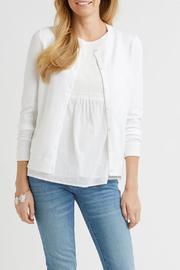  Shell Button Cardigan