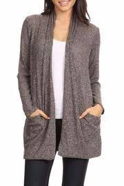  Taupe Knit Cardigan