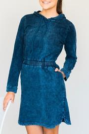 Long Sleeve Hooded Dress