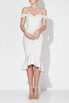  Rosetta Midi Ivory Dress