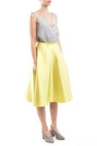  Flared Skirt Yellow
