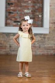  Jillian Yellow-seersucker Dress