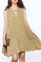  Green A Line Dress
