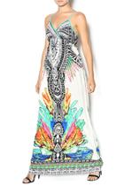  Splashy Aztec Dress