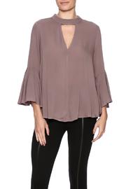  Taupe Keyhole Top