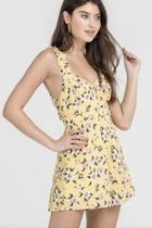  Yellow Floral Romper