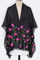  Flower Embroidery Cardigan
