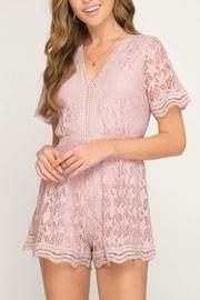  Pink Star Romper