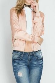  Peach Blush Bomber Jacket
