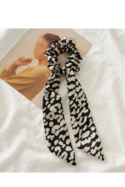  Snow Leopard Scrunchie Scarf