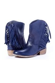  Navy Fringe Boot