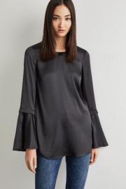  Woven Satin Blouse