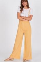  Yellow Cotton Jumpsuit