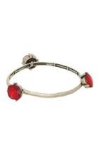  Silver Ruby-red Bracelet