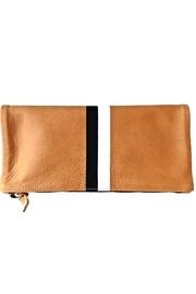  Stripe Foldover Clutch